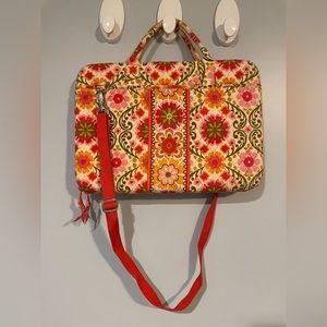 Vintage Vera Bradley Folkloric 17" Hard Shell Computer Laptop Case